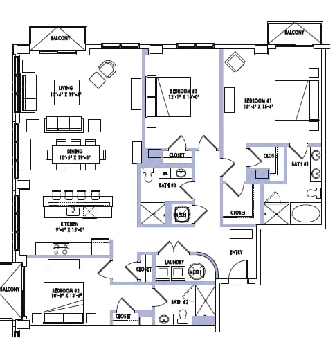 3BR/3BA - The Artisan