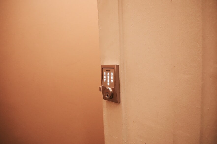 coded entryway to each apt - 1631 Main St