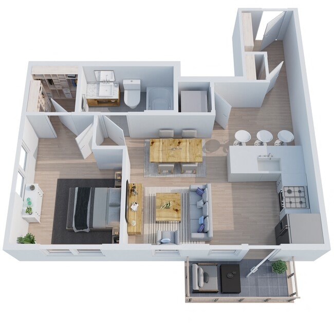 Floorplan - The Riviera on Semmes