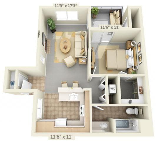 Floorplan - Autumn Oaks Apartments