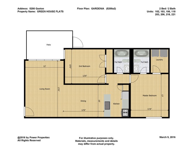 Floorplan - Greenhouse Flats