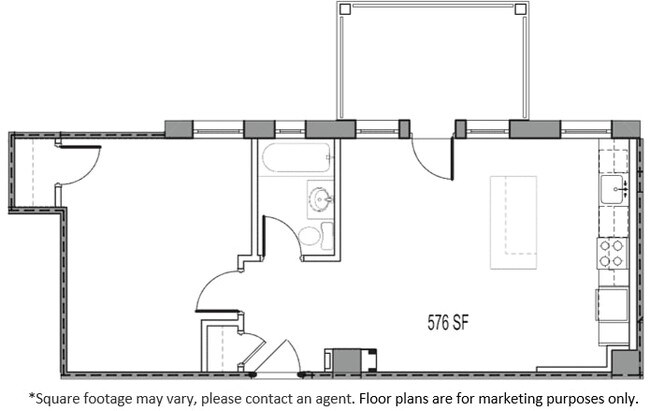 Floorplan - Kenyon Apartments