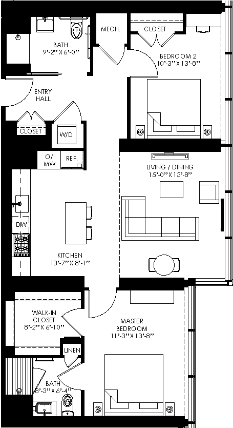 Floorplan - Apartments at Westlight