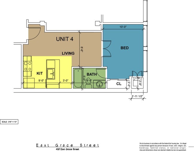 Floorplan - 420 Place