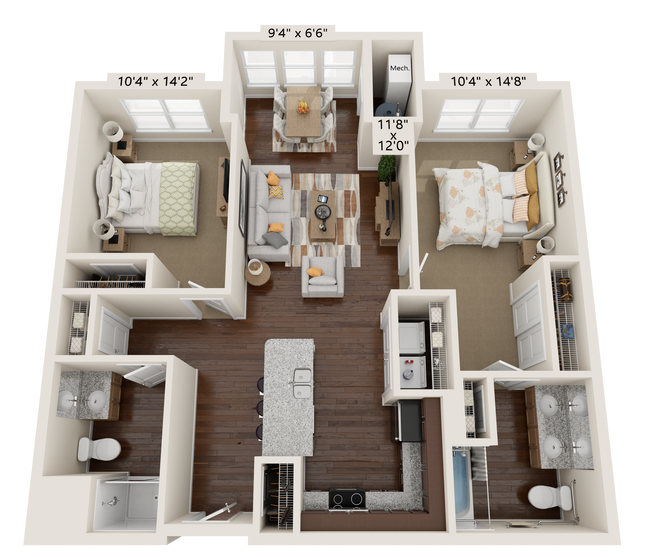 Floorplan - The Bend Arbordale