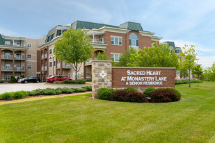 Front view - Sacred Heart at Monastery Lake