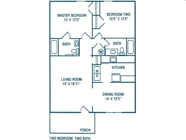 2BR/2BA - Springmont Gardens Apartments