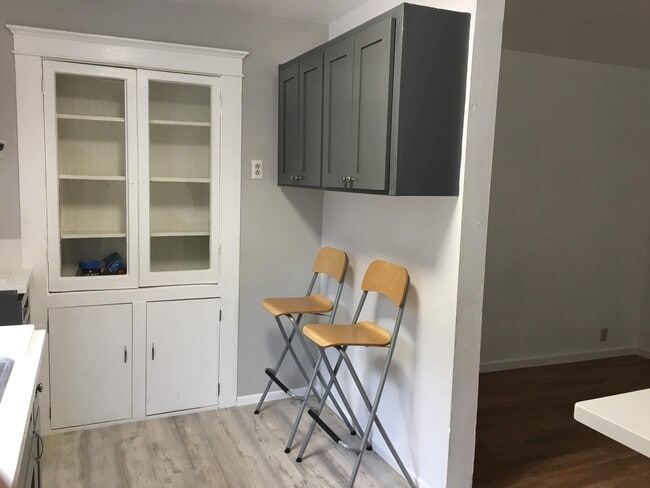kitchen with original built-ins - 4118 Mercury Ave