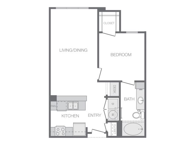 Floorplan - Hanover Rice Village