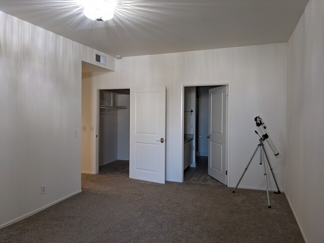 Master bedroom, huge walk-in closet. - 2491 Purdue Ave