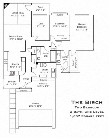 Floorplan - Cedar Pointe Townhomes