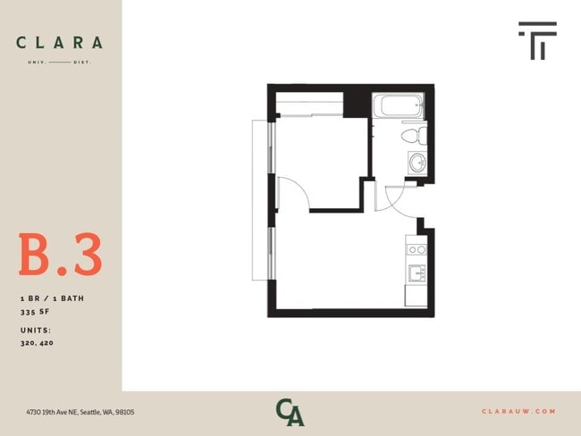 Floorplan - Clara Apartments