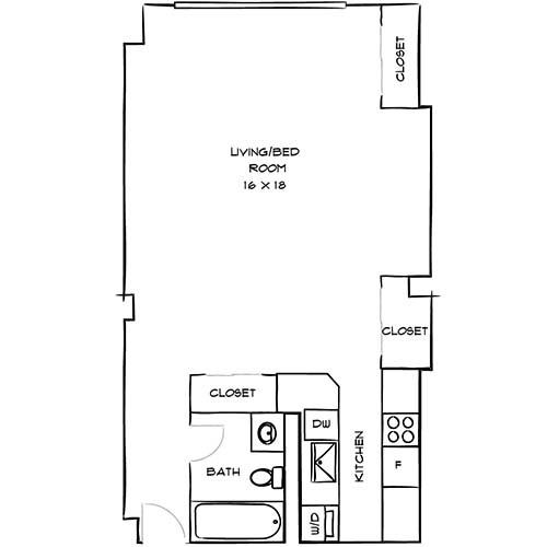 Floorplan - Flamingo South Beach