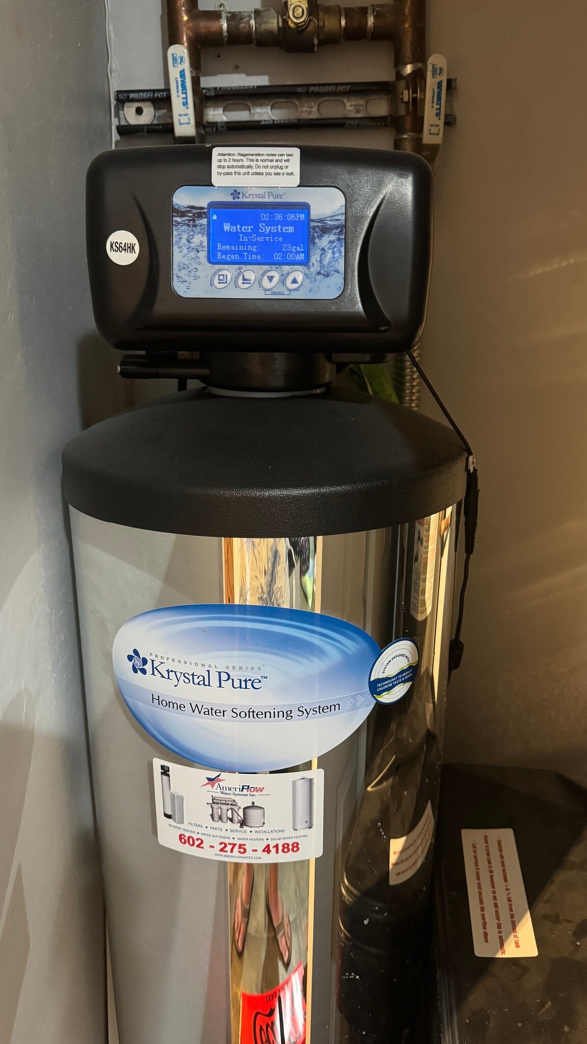Water filter system - 615 E Portland St
