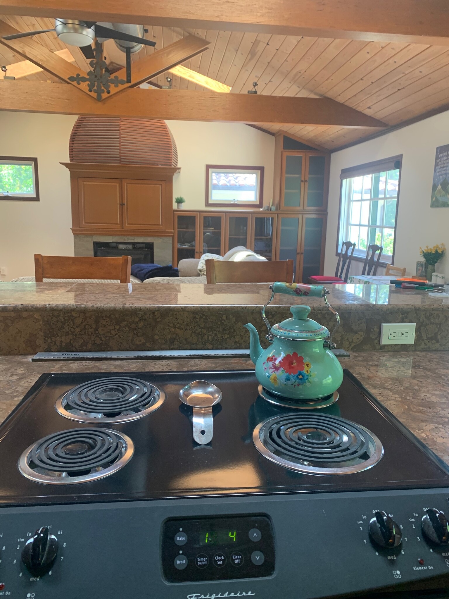 A View from your kitchn. Watch TV while you cook! - 14715 Greenleaf St