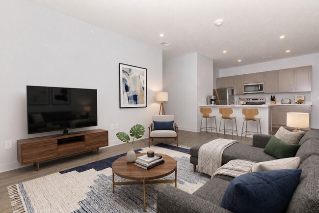 2 Bedroom Living Room - Bluestem Pointe