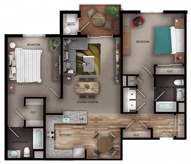 Floorplan - The Grove at Watsessing