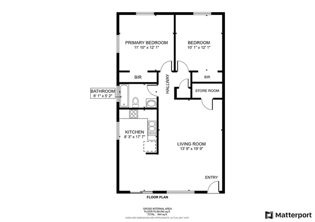 Floorplan - The Fairview | 1 & 2 Bedroom Apartments in...