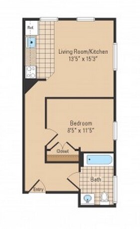 1BR/1BA - Marlton Residences