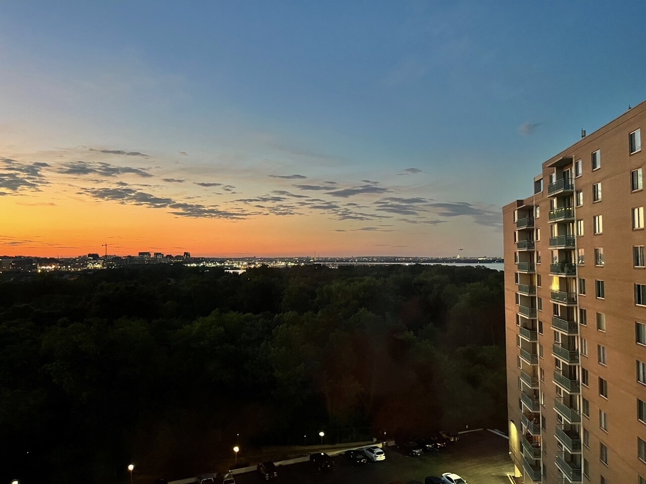sunset views from my unit windows - 501 Slaters Ln