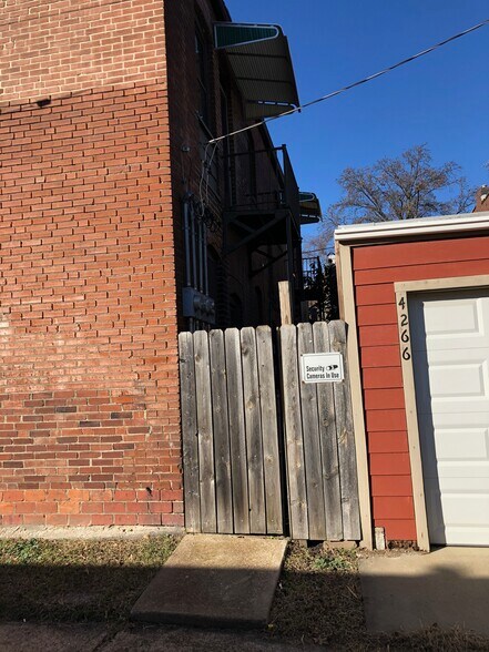 Floating back porch - 1308A Tower Grove Ave