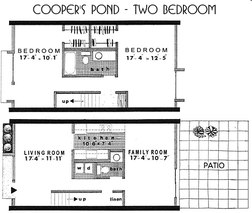 2BR/1BA - Cooper's Pond Townhomes