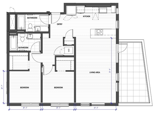 Floorplan - Hyas Point Apartments