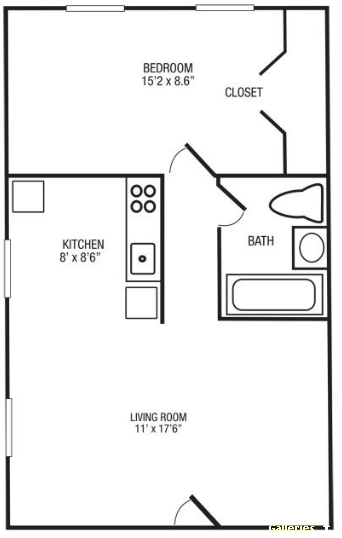 1BR/1BA - Michner Pointe Apartments