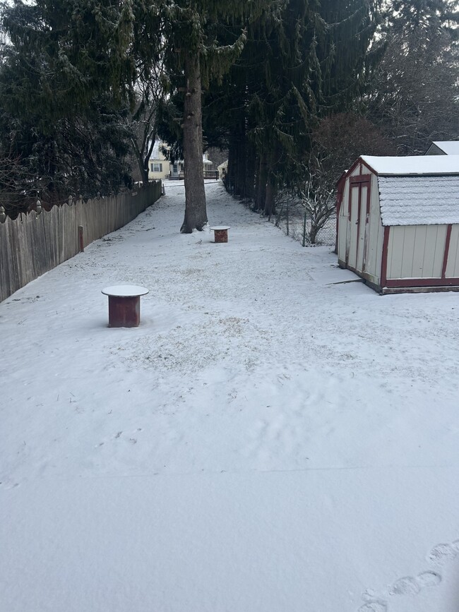 back yard with two sheds for additional storage. - 3807 PA-378