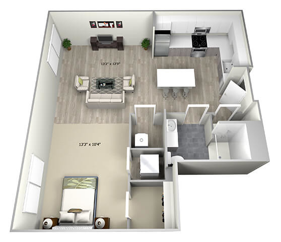 Floorplan - 735 Truman Apartments