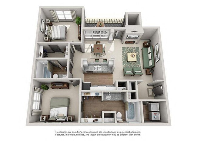 Floorplan - Crosstown at Chapel Hill