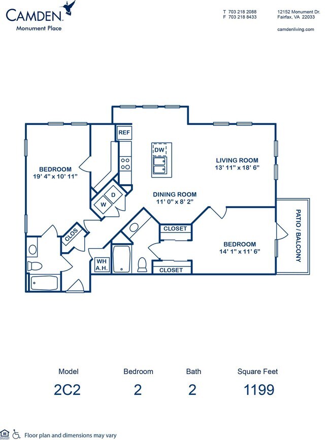Floorplan - Camden Monument Place