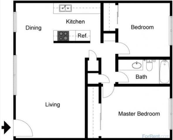 Floorplan - On 7th Apartment Homes