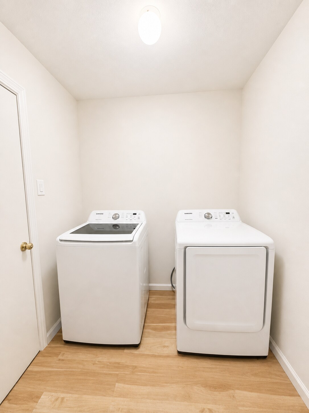 Laundry room with new washer and dryer - 12826 Careywood Dr