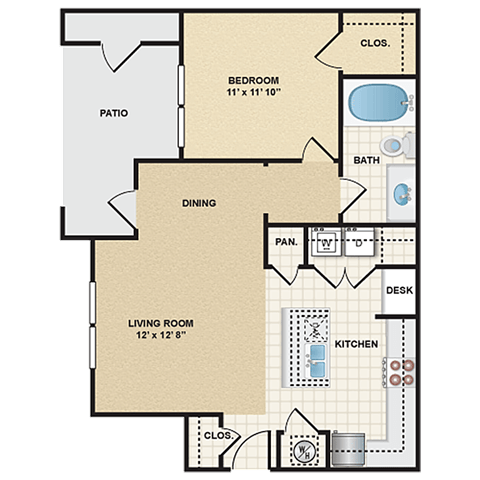 Floorplan - Stonepost Ranch Apartment Homes