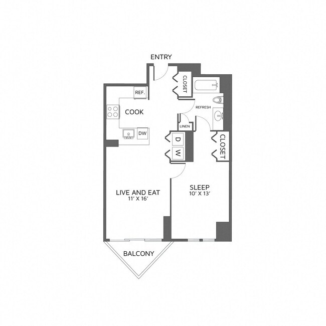 Floorplan - Left Bank