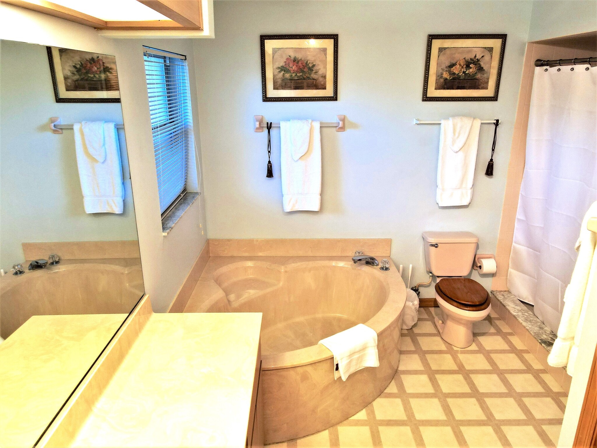 Large Master bath with luxury tub, seperate shower - 19615 SW 93rd Lane
