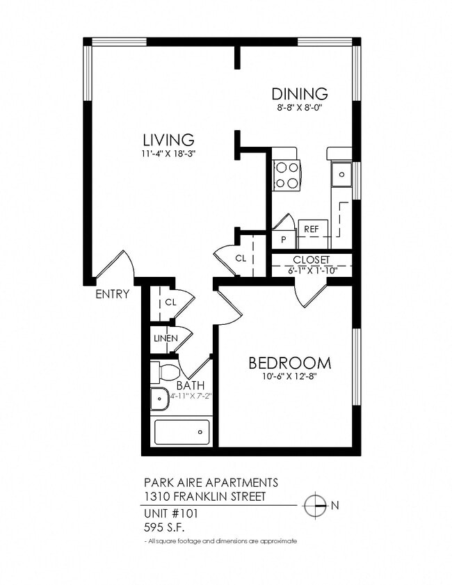 Floorplan - Park Aire Apartments