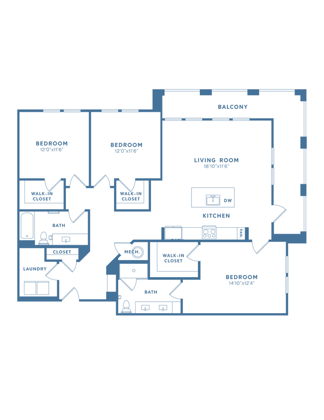 Floorplan - Maren Apartments