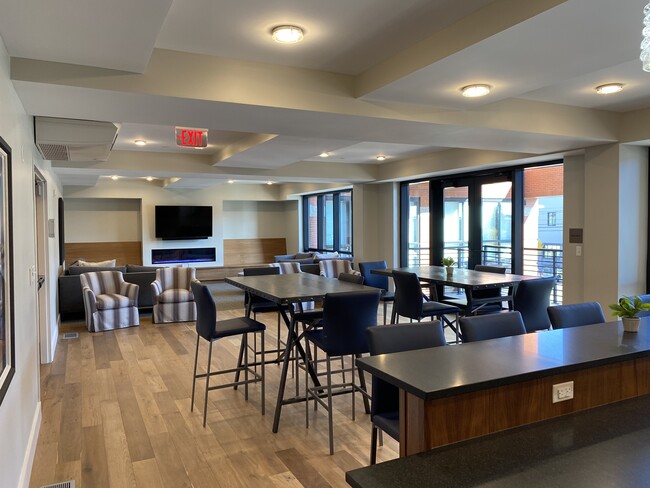 The beautiful community room. Friday happy hour for residents and also available for private functi - 383 Commercial St