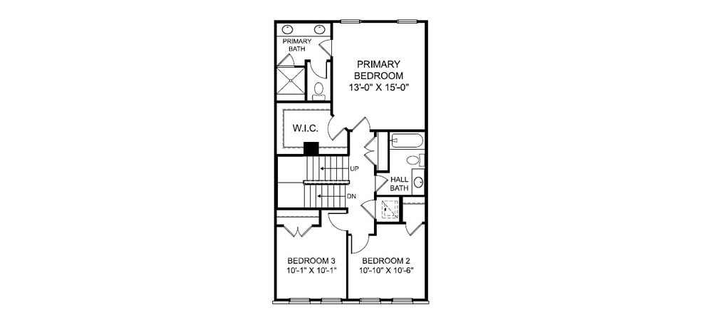 Third floor floor plan - 3717 Ambrose Hills Rd