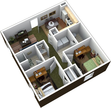 Floorplan - Evergreen Commons