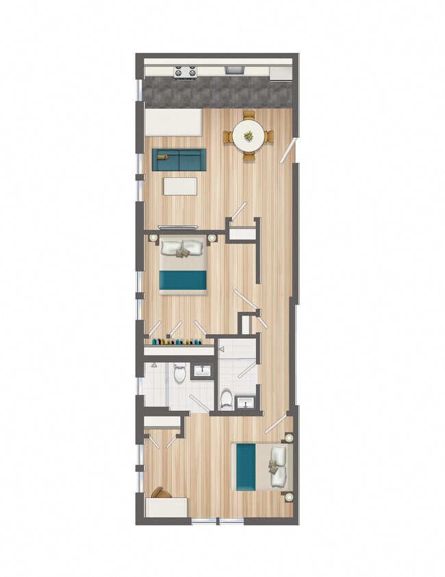 Floorplan - Serenade Apartments
