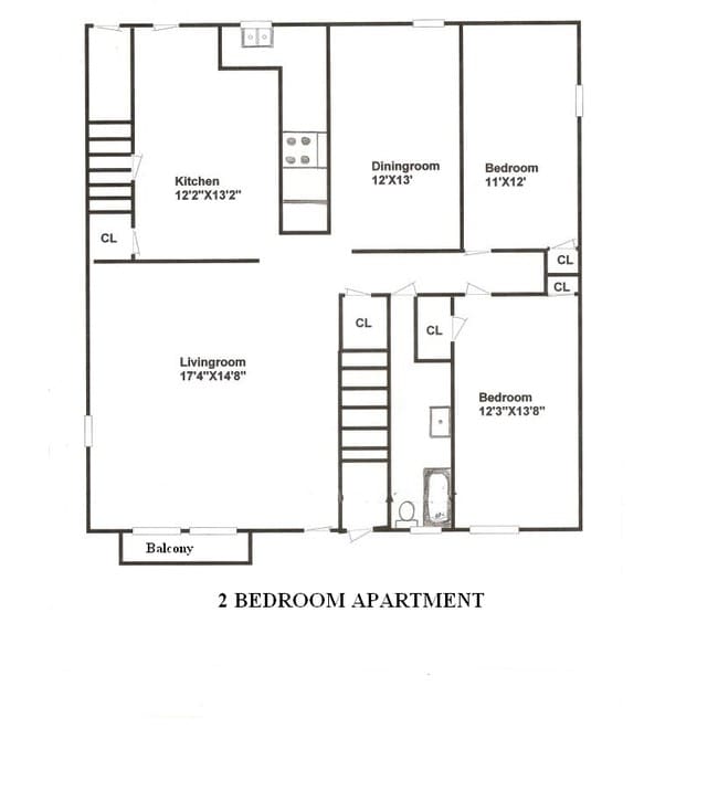 Style 2 2BR/1BA - Eagle Rock & Hensyn Village