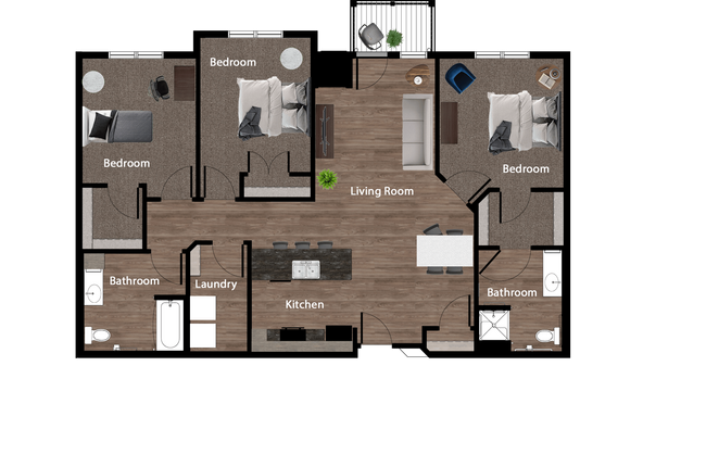 Floorplan - Vista Apartments