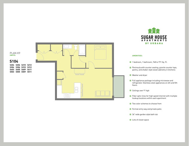 Floorplan - Sugar House Apartments By Urbana