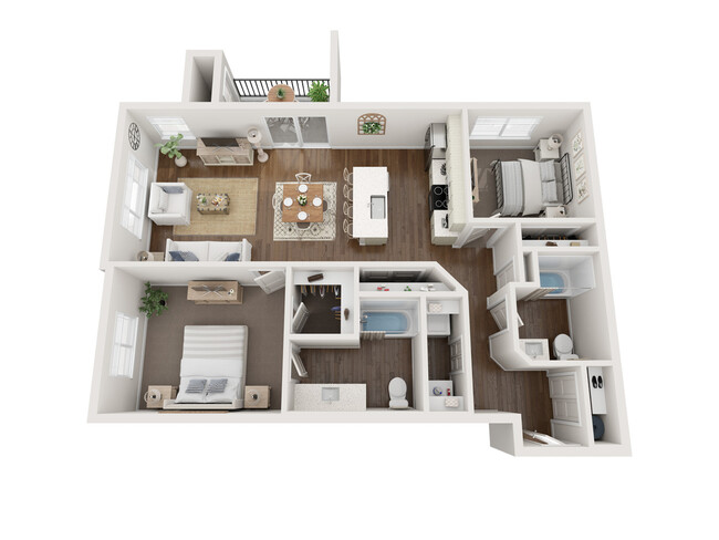 Floorplan - Haven Apartments