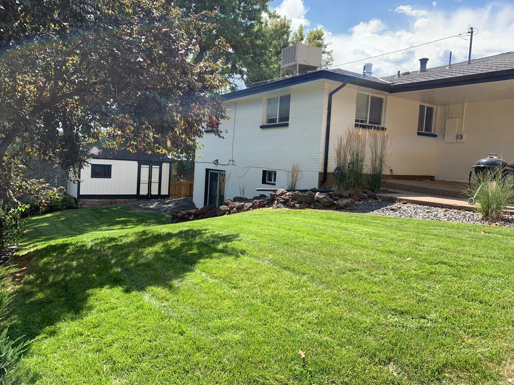 Large yard and storage shed - 3360 ward road