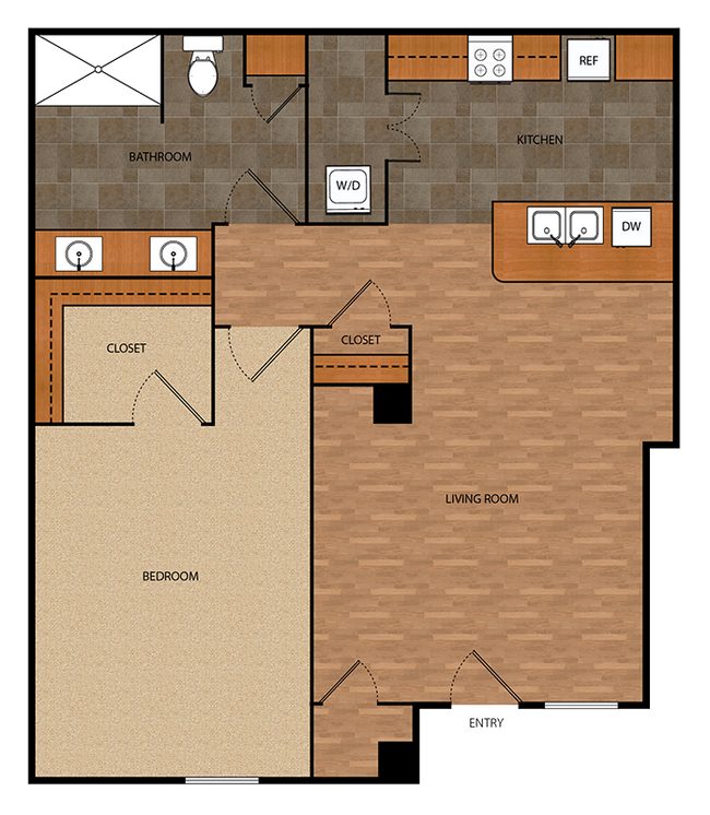 Floorplan - Bell Tower Flats