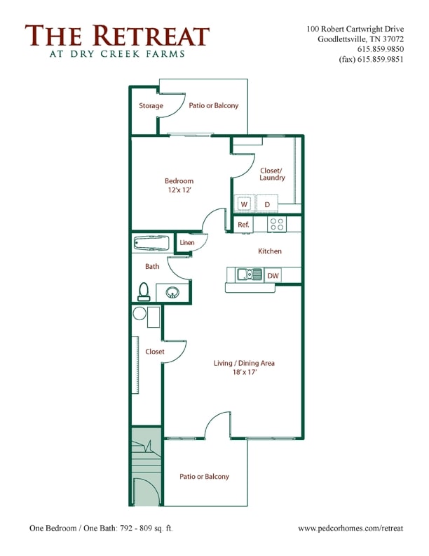 The Retreat at Dry Creek Farms 100 Robert Cartwright Dr